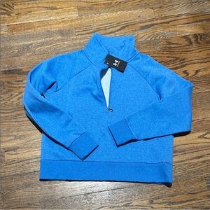 Under Armour Women’s Rival Fleece  Zip Up Blue Sweater